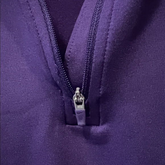 Nike Women's Deep Purple Half-Zip Sweatshirt Pullover - Picture 9 of 10